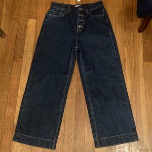NWT Straight Leg Button Front Jeans